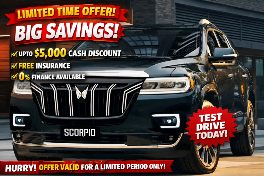 खरीदने को लूट मची सस्ती हो गई New Mahindra Scorpio, 18Km के माइलेज के साथ मिलेंगे धाकड परफॉर्मेंस